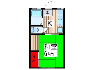 シエスタⅡの物件間取画像